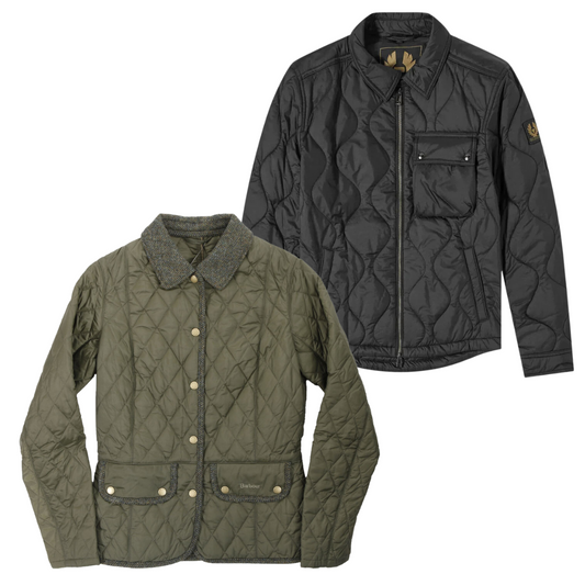 50x BARBOUR/BELSTAFF GIACCHE QUILTED